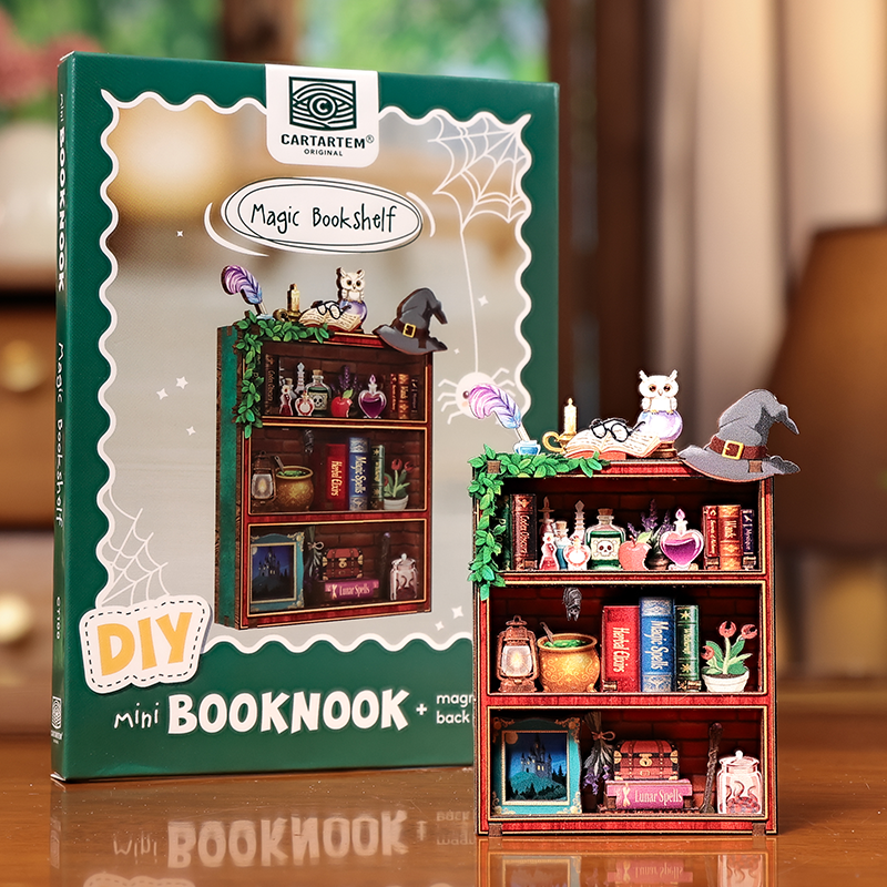 Mini Book Nook: Magic Bookshelf