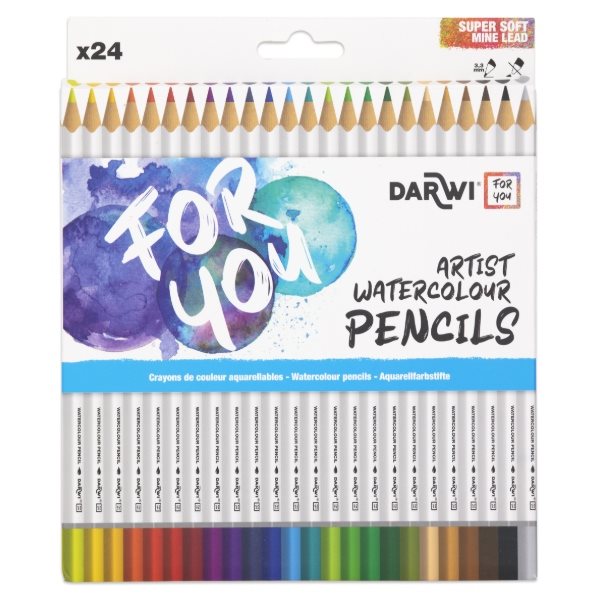 Färgpennor Darwi for you Akvarell 24-pack
