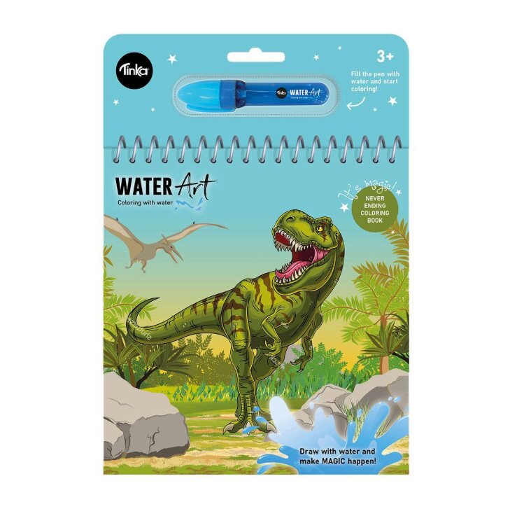 Vattenmålning dinosaurie