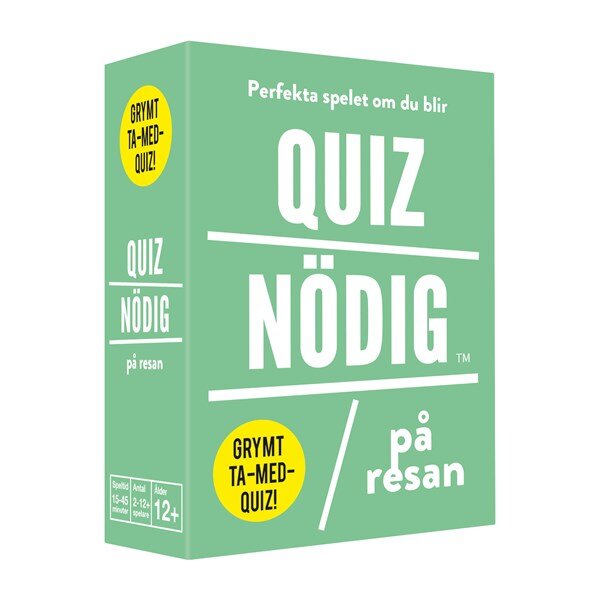 Spel Quiznödig På resan