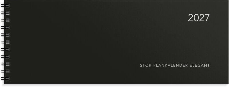 Stor Plankalender Elegant 2027