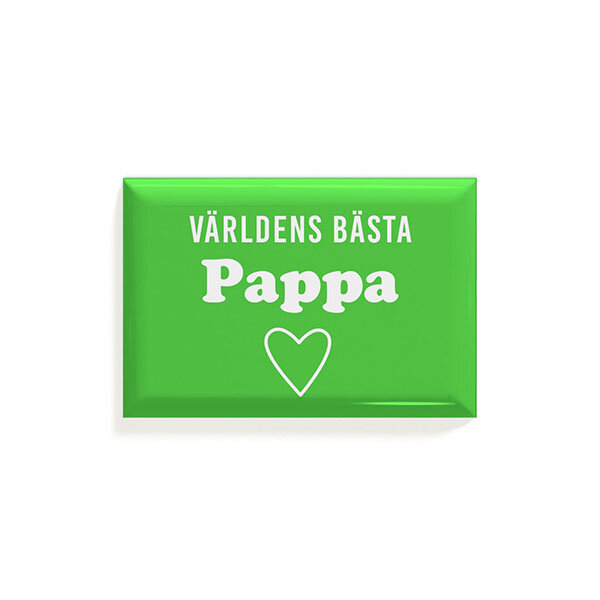 Magnet Bästa pappa 78x53mm