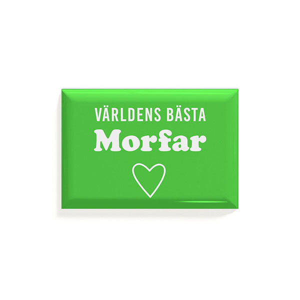 Magnet Bästa morfar 78x53mm