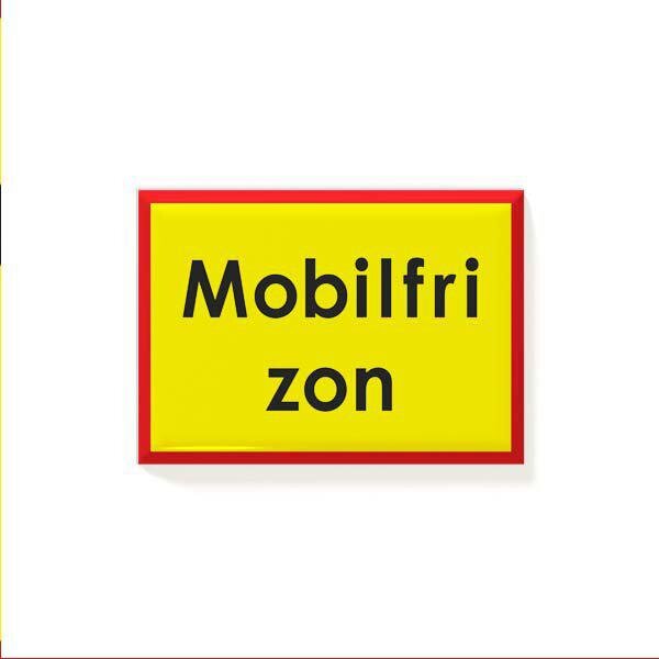 Magnet Mobilfri Zon