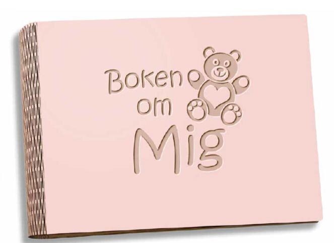 Boken om mig - Rosa liggande