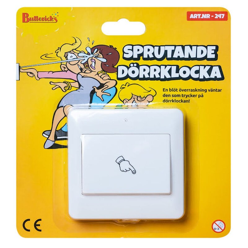 Sprutande dörrklocka  - Buttericks