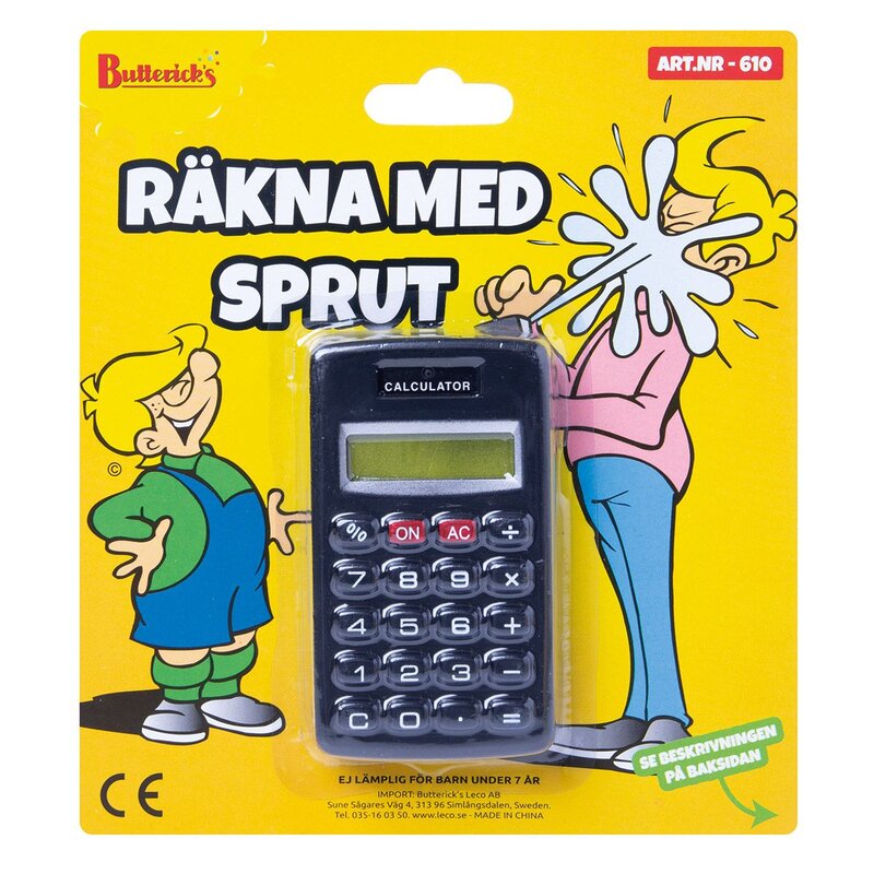 Räkna med sprut  - Buttericks
