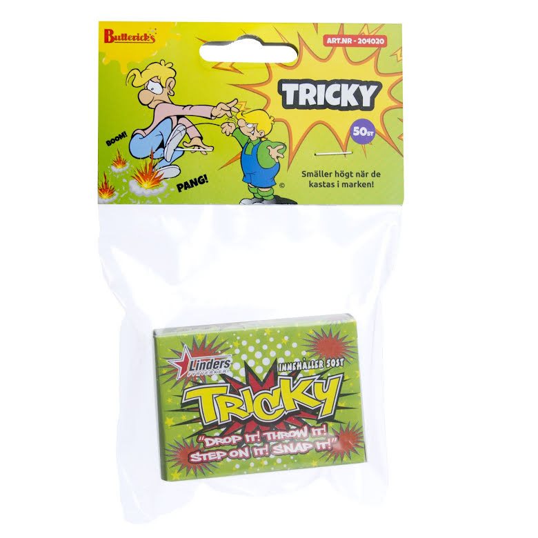 Tricky, 50 st/ask med header  - Buttericks