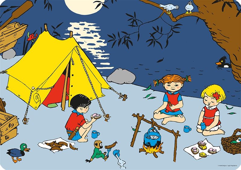 Underlägg Pippi Långstrump tältar