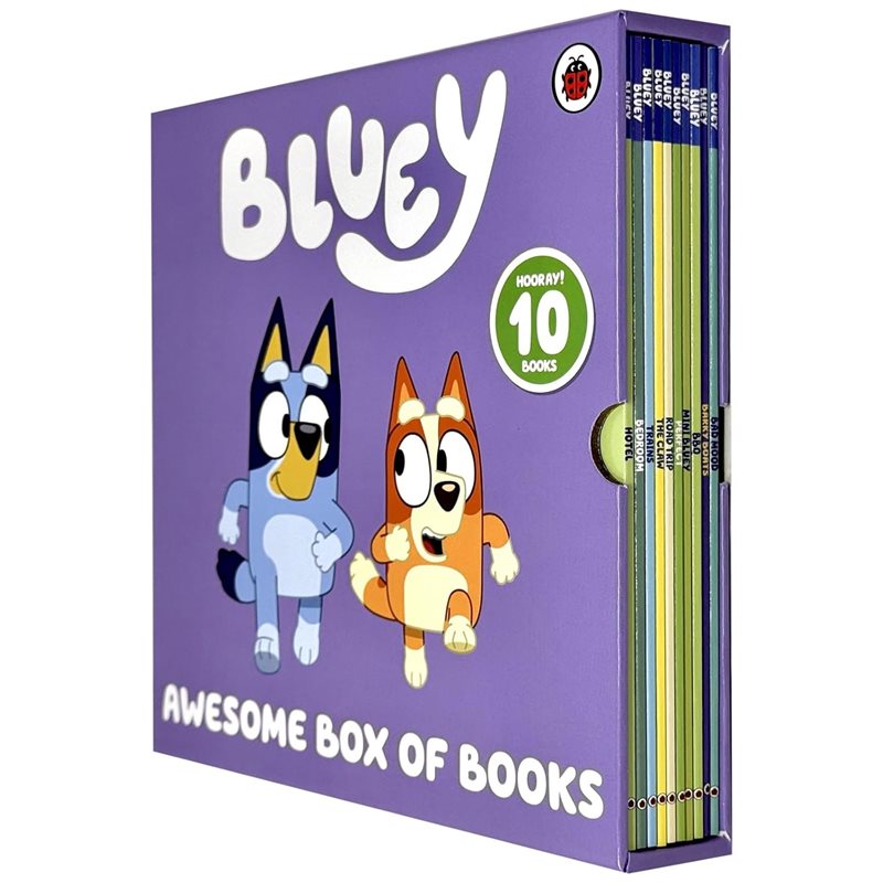 Bluey: Awesome Box of Books 10 Books Box Set