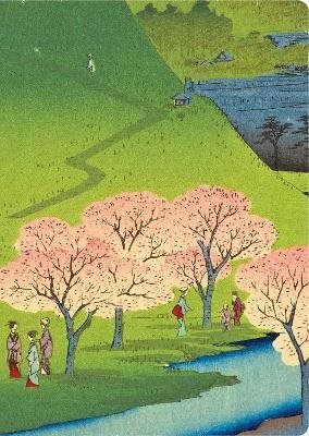 Hiroshige Cherry Blossoms Lined Hardcover Journal