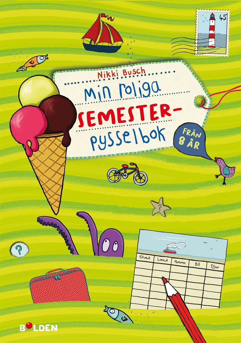 Min roliga SEMESTER-pysselbok – från 8 år