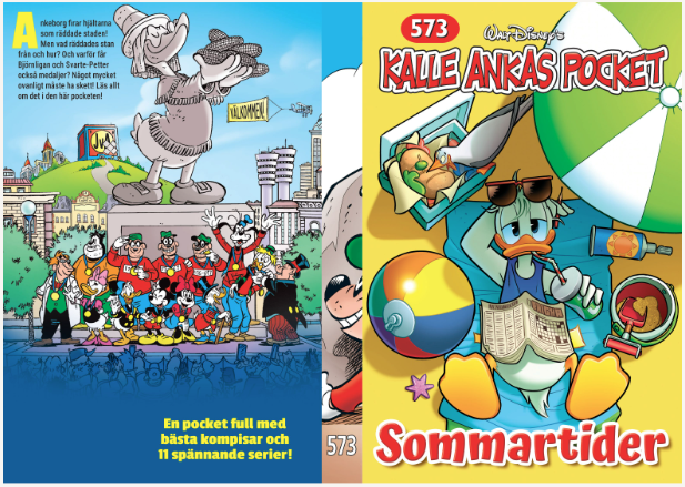 Kalle Ankas Pocket 573. Sommartider