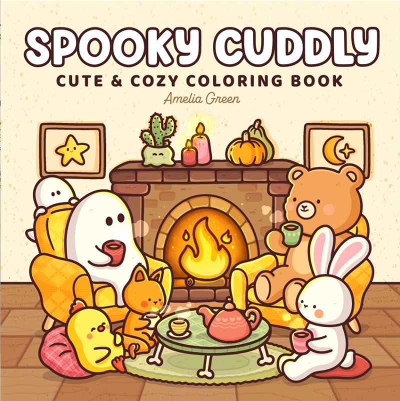 Spooky Cuddly : En cozy målarbok