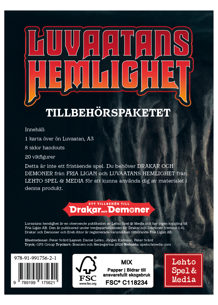 Luvaatans hemlighet - tillbehörspaketet