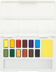 Akvarellfärgset 12p Faber Castell