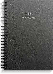 Bokningsjournalen 2027 svart kartong