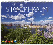 Väggkalender 2027 Stockholm