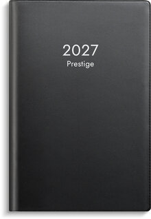 Kalender 2027 Prestige svart plast