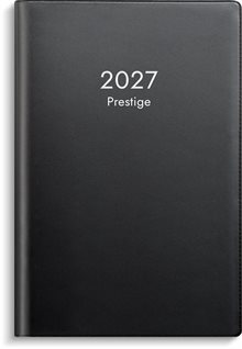 Kalender 2027 Prestige svart plast