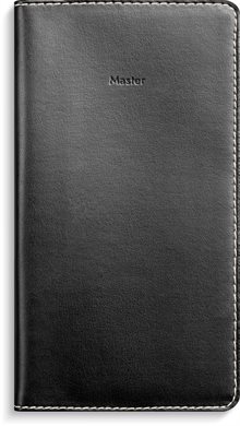 Kalender 2026 Master svart konstläder