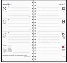 Kalender 2026 Master svart konstläder