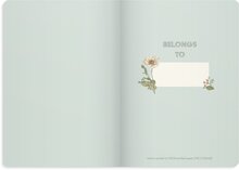 Notebook Deluxe A5 blue flower