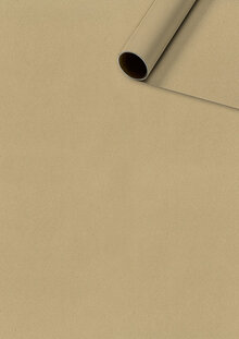 Presentpapper 70 cm x 2 m Ljus brun